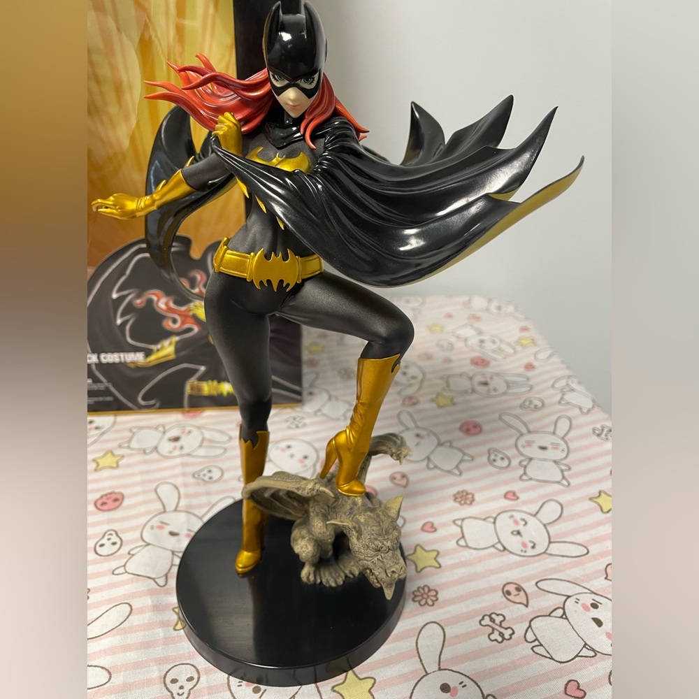 Batgirl Kotobukiya Bishoujo Statue Figurine DC Comics Black Costume 2011 Used